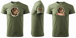 Pánské myslivecké tričko 129 PXT CREATIVE se psem khaki vel. 4XL - Obrázek (9)